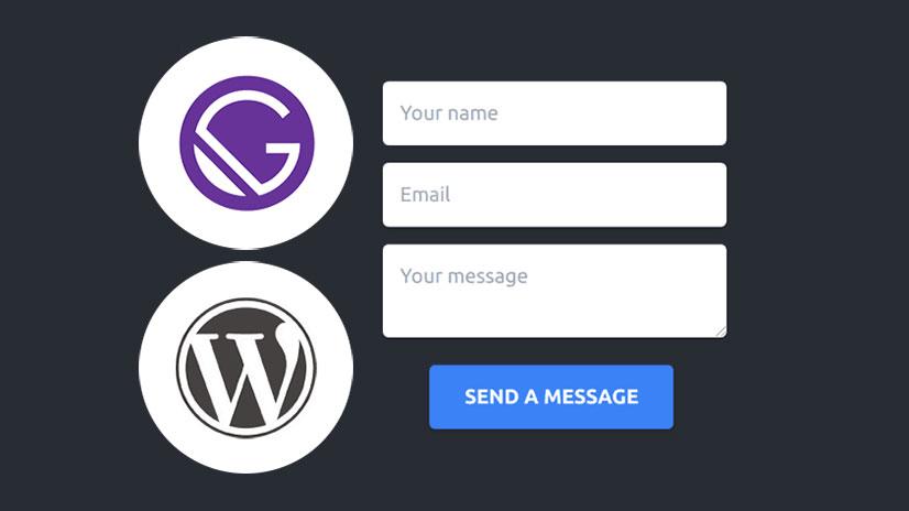 Gatsby – WordPress: formulario de contacto